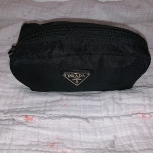 Authentic Prada nylon cosmetic case